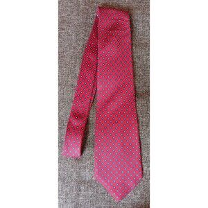 Tie 70s 80s 90s Y2K New Vintage Stock Lord And Taylor Red Blue 58 Inches